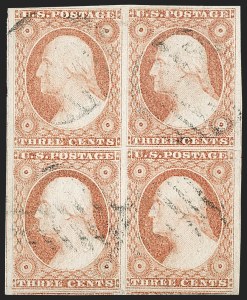 Sale 1197, Lot 1587, 1851-56 Issue (Scott 7-17)