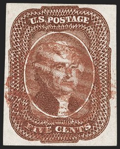 Sale 1197, Lot 1590, 1851-56 Issue (Scott 7-17)