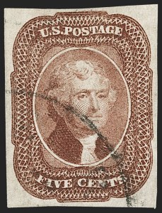 Sale 1197, Lot 1593, 1851-56 Issue (Scott 7-17)