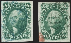 Sale 1197, Lot 1599, 1851-56 Issue (Scott 7-17)