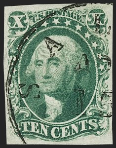 Sale 1197, Lot 1601, 1851-56 Issue (Scott 7-17)