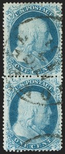 Sale 1197, Lot 1609, 1857-60 Issue (Scott 18-39)