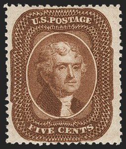 Sale 1197, Lot 1624, 1857-60 Issue (Scott 18-39)