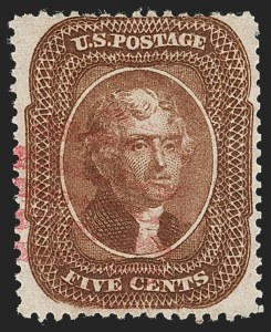 Sale 1197, Lot 1628, 1857-60 Issue (Scott 18-39)