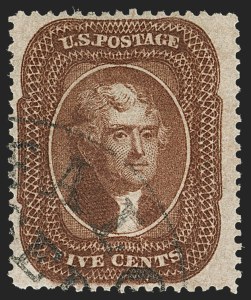 Sale 1197, Lot 1629, 1857-60 Issue (Scott 18-39)