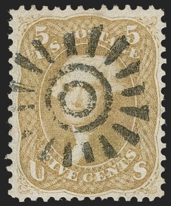 Sale 1197, Lot 1657, 1861-66 Issue (Scott 56-78)