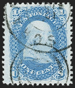 Sale 1197, Lot 1702, 1867-68 Grilled Issue (Scott 79-101)