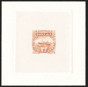 Sale 1197, Lot 1725, 12c "Adriatic" 1869 Pictorial Issue, Essays & Proofs (Scott 117-E, 117P)