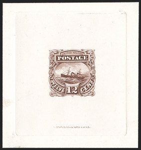 Sale 1197, Lot 1728, 12c "Adriatic" 1869 Pictorial Issue, Essays & Proofs (Scott 117-E, 117P)
