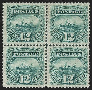 Sale 1197, Lot 1748, 12c "Adriatic" 1869 Pictorial Issue, Stamps (Scott 117)