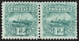 Sale 1197, Lot 1749, 12c "Adriatic" 1869 Pictorial Issue, Stamps (Scott 117)