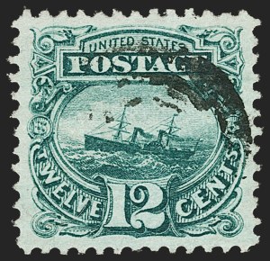 Sale 1197, Lot 1754, 12c "Adriatic" 1869 Pictorial Issue, Stamps (Scott 117)