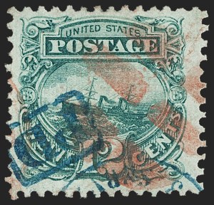 Sale 1197, Lot 1763, 12c "Adriatic" 1869 Pictorial Issue, Stamps (Scott 117)
