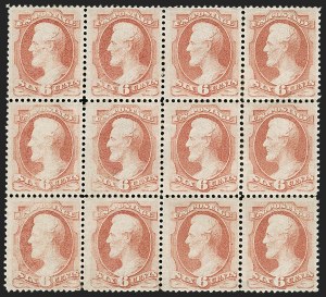 Sale 1197, Lot 1806, 1873-75 Continental Bank Note Co. Issue (Scott 156-166, 178-179)