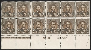 Sale 1197, Lot 1827, 1881-93 American Bank Note Co. Issues (Scott 205-229)