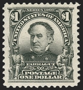 Sale 1197, Lot 1900, 1901 Pan-American and 1902-08 Issues (Scott 294-320), $1.00 Black (311) Sale 1197, Lot 1900, 1901 Pan-American and 1902-08 Issues (Scott 294-320)