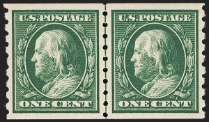 Sale 1197, Lot 1940, 1908-13 Washington-Franklin Issues (Scott 331-396)