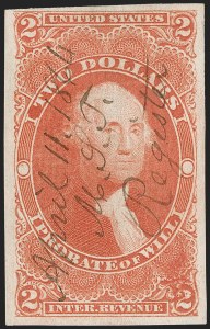 Sale 1197, Lot 2160, Revenues: First Issue