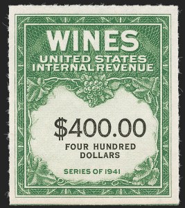 Sale 1197, Lot 2197, Revenues: Wine and Beer Stamps