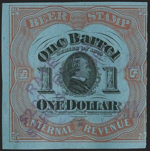 Sale 1197, Lot 2200, Revenues: Wine and Beer Stamps