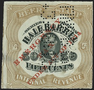 Sale 1197, Lot 2206, Revenues: Wine and Beer Stamps