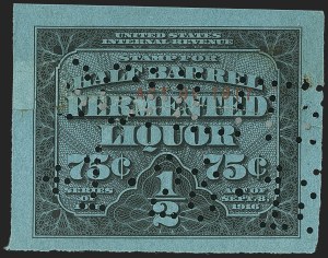 Sale 1197, Lot 2211, Revenues: Wine and Beer Stamps