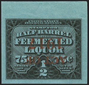 Sale 1197, Lot 2212, Revenues: Wine and Beer Stamps