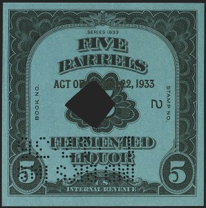 Sale 1197, Lot 2219, Revenues: Wine and Beer Stamps