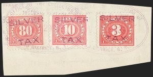 Sale 1197, Lot 2227, Revenues: Silver Tax