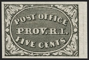 Sale 1199, Lot 1001, Postmasters' Provisionals