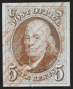 Sale 1199, Lot 1008, 1847 Issue and Reproductions (Scott 1-4)