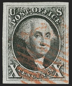 Sale 1199, Lot 1012, 1847 Issue and Reproductions (Scott 1-4)