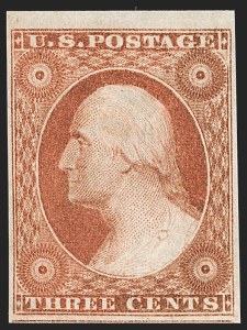 Sale 1199, Lot 1032, 3c-12c 1851-56 Issue (Scott 10-17)