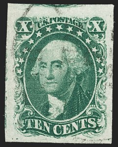 Sale 1199, Lot 1042, 3c-12c 1851-56 Issue (Scott 10-17)