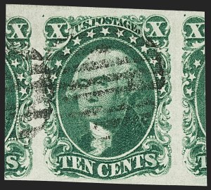 Sale 1199, Lot 1044, 3c-12c 1851-56 Issue (Scott 10-17)