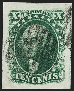 Sale 1199, Lot 1046, 3c-12c 1851-56 Issue (Scott 10-17)