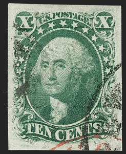 Sale 1199, Lot 1047, 3c-12c 1851-56 Issue (Scott 10-17)