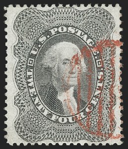 Sale 1199, Lot 1093, 5c-30c 1857-60 Issue (Scott 27-38)