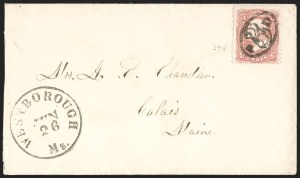 Sale 1199, Lot 1118, 1861-66 Issue Fancy Cancellations