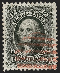 Sale 1199, Lot 1123, 1861-66 Issue (Scott 67-78)