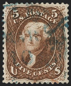 Sale 1199, Lot 1136, 1861-66 Issue (Scott 67-78)