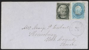 Sale 1199, Lot 1145, 1867-68 Grilled Issue (Scott 79-101)
