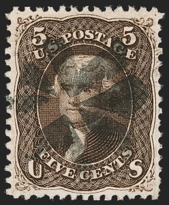 Sale 1199, Lot 1160, 1867-68 Grilled Issue (Scott 79-101)