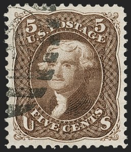 Sale 1199, Lot 1176, 1875 Re-Issue of 1861-66 Issue (Scott 102-111)
