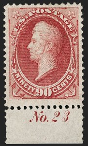 Sale 1199, Lot 1241, 1870-71 National Bank Note Co. Issue (Scott 134-155)