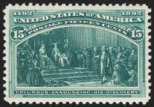 Sale Number 1199, Lot Number 1313, 1893 Columbian Issue (Scott 230-245)