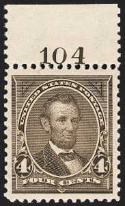 Sale 1199, Lot 1354, 1895 Watermarked Bureau Issue (Scott 264-278)