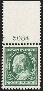 Sale Number 1199, Lot Number 1434, 1908-10 Washington-Franklin Issues (Scott 331-356) Sale Number 1199, Lot Number 1434, 1908-10 Washington-Franklin Issues (Scott 331-356)