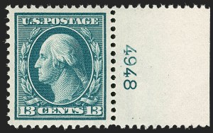Sale Number 1199, Lot Number 1436, 1908-10 Washington-Franklin Issues (Scott 331-356)