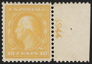 Sale 1199, Lot 1443, 1909 Bluish Paper Issue (Scott 357-366)